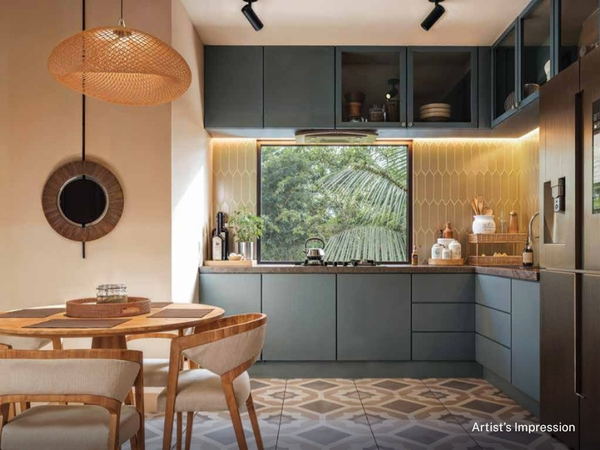 Kitchen at Apartments
