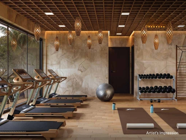 Gymnasium at Apartments